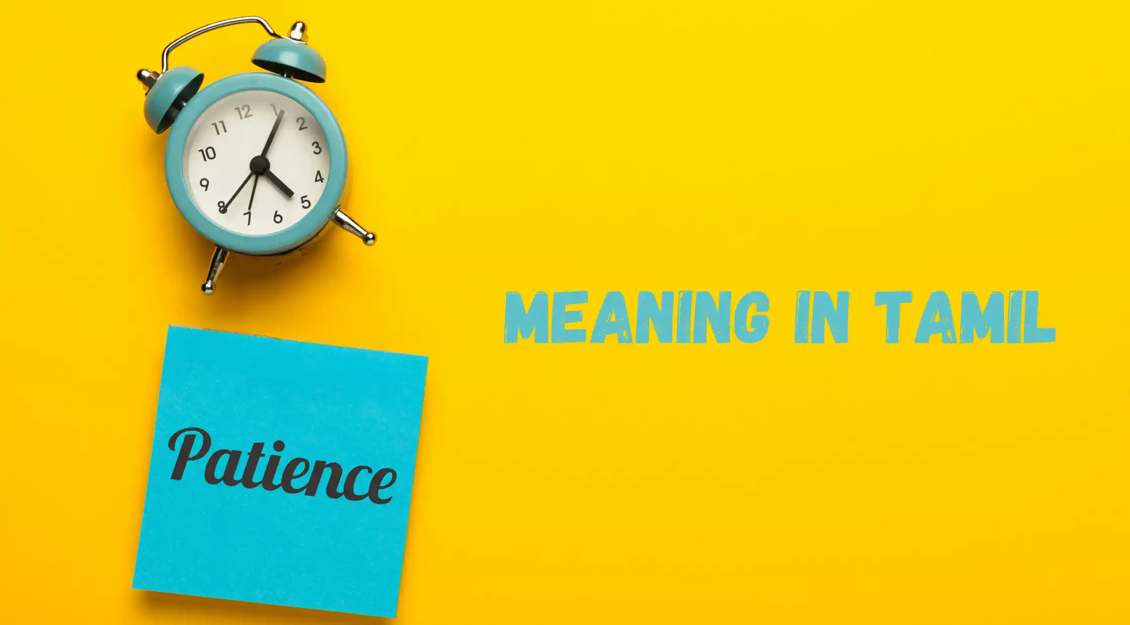 Patience Meaning